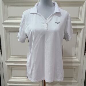 Speedo NWT Women's White Polo Shirt Large